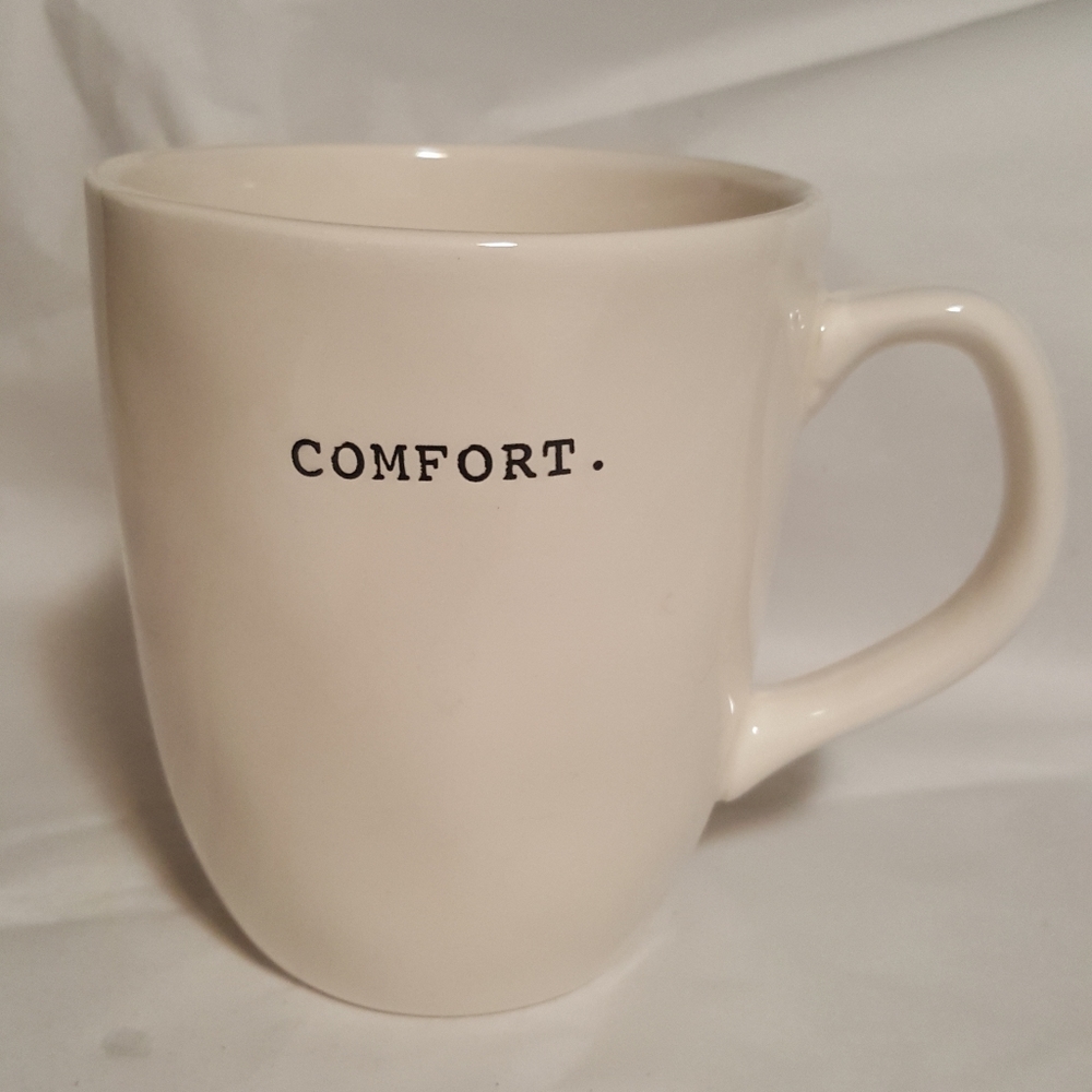 Rae Dunn "comfort" ceramic mug